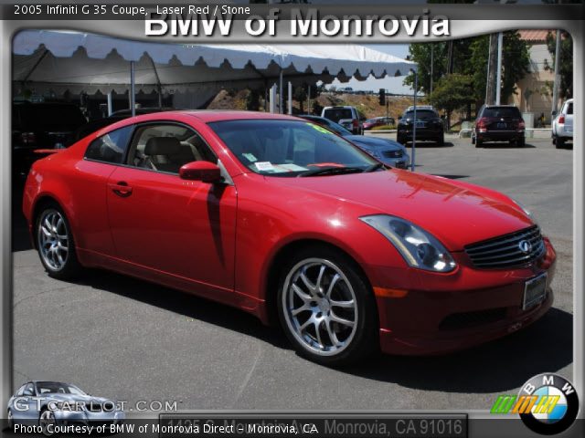 2005 Infiniti G 35 Coupe in Laser Red