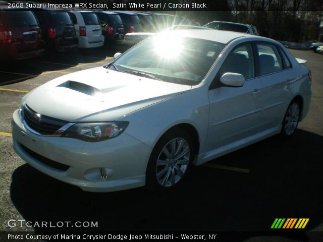 2008 Subaru Impreza WRX Sedan in Satin White Pearl