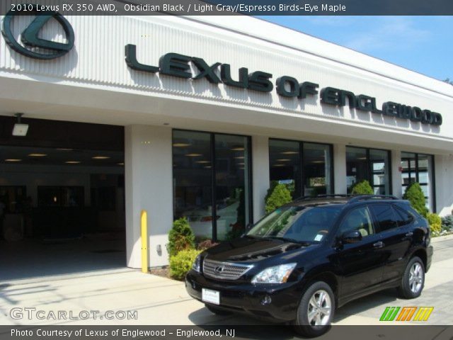 2010 Lexus RX 350 AWD in Obsidian Black