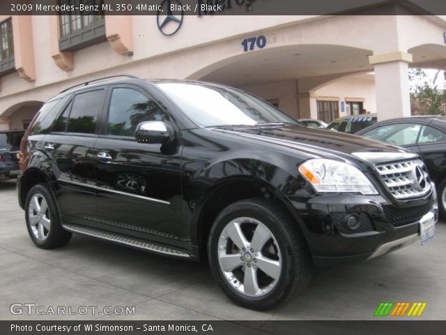2009 Mercedes-Benz ML 350 4Matic in Black