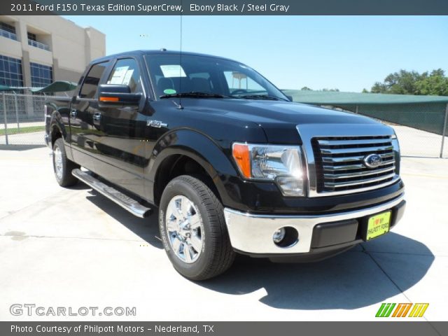 2011 Ford F150 Texas Edition SuperCrew in Ebony Black