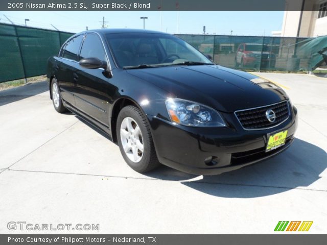 2005 Nissan Altima 2.5 SL in Super Black
