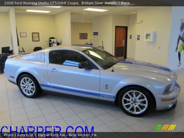 2008 Ford Mustang Shelby GT500KR Coupe in Brilliant Silver Metallic