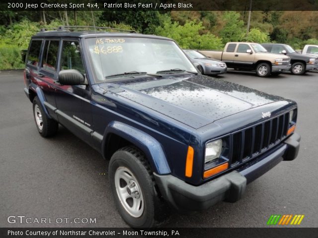 2000 Jeep Cherokee Sport 4x4 in Patriot Blue Pearl