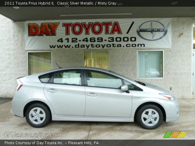 2011 Toyota Prius Hybrid II in Classic Silver Metallic