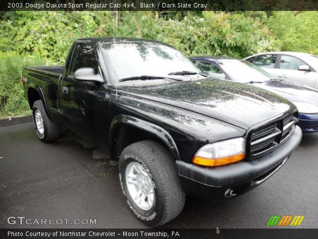 2003 Dodge Dakota Sport Regular Cab 4x4 in Black
