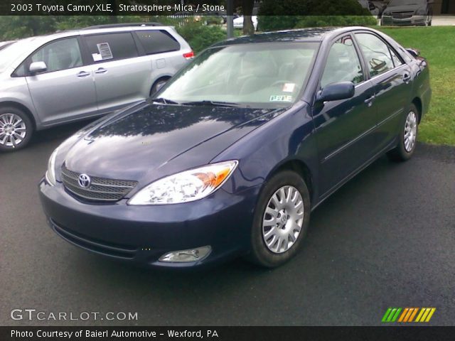 2003 Toyota Camry XLE in Stratosphere Mica