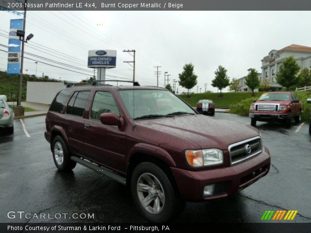 2003 Nissan Pathfinder LE 4x4 in Burnt Copper Metallic