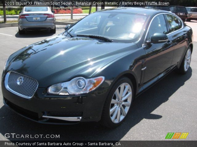 2011 Jaguar XF Premium Sport Sedan in Botanical Green Metallic