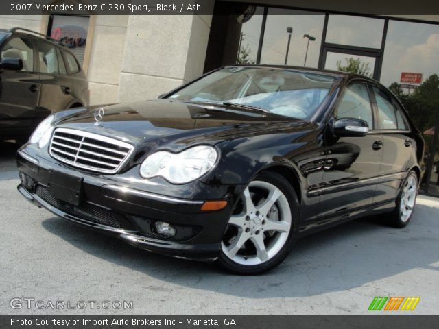 2007 Mercedes-Benz C 230 Sport in Black
