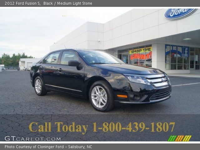 2012 Ford Fusion S in Black
