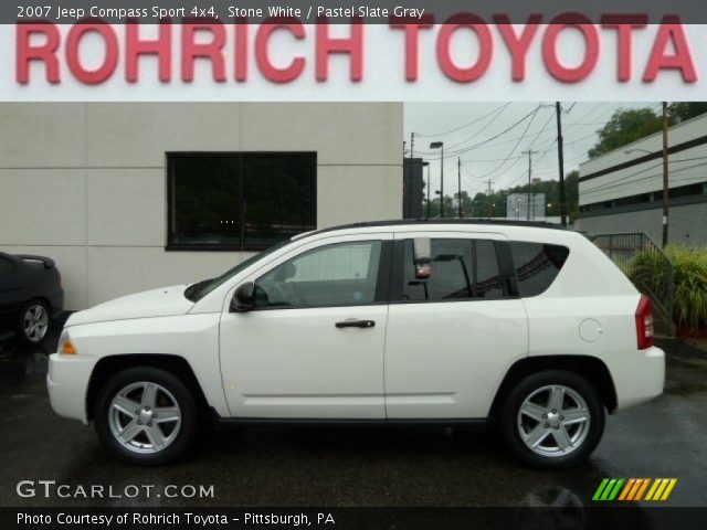 2007 Jeep Compass Sport 4x4 in Stone White