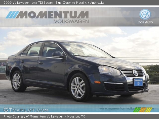 2009 Volkswagen Jetta TDI Sedan in Blue Graphite Metallic