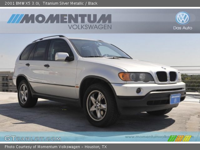 2001 BMW X5 3.0i in Titanium Silver Metallic