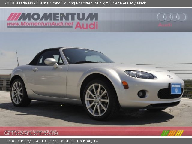 2008 Mazda MX-5 Miata Grand Touring Roadster in Sunlight Silver Metallic