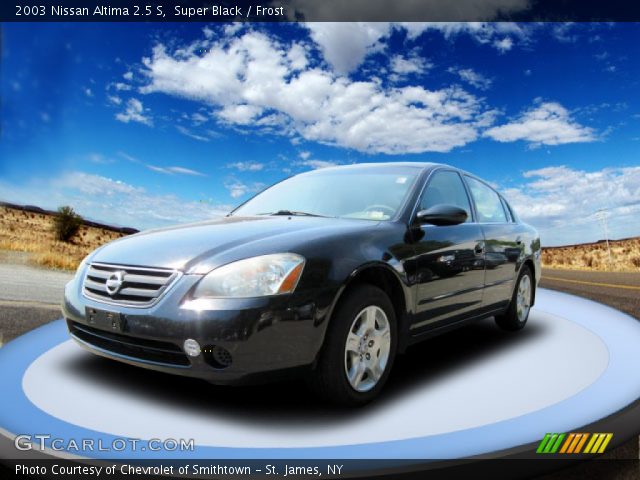 2003 Nissan Altima 2.5 S in Super Black