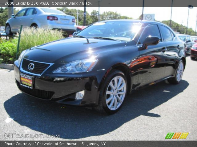 2008 Lexus IS 250 AWD in Obsidian Black