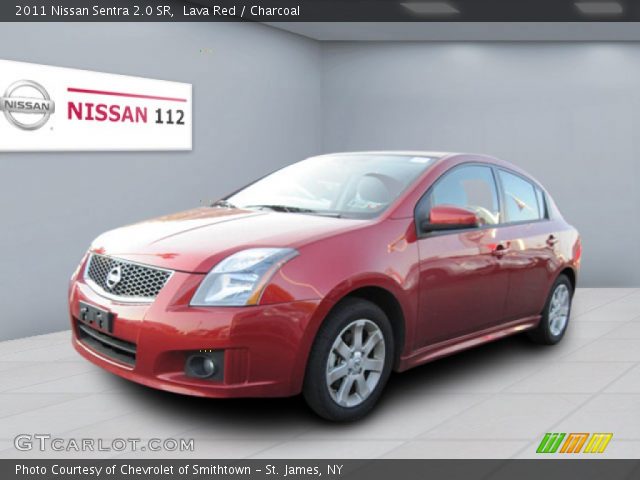 2011 Nissan Sentra 2.0 SR in Lava Red