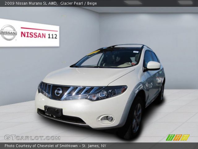 2009 Nissan Murano SL AWD in Glacier Pearl