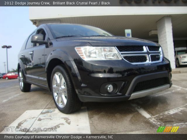 2012 Dodge Journey Crew in Brilliant Black Crystal Pearl