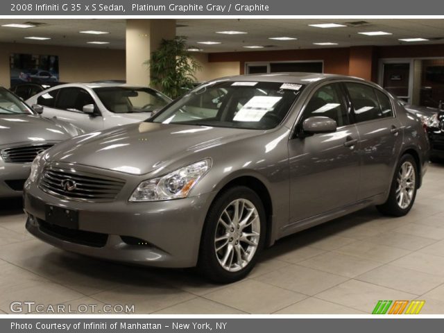 2008 Infiniti G 35 x S Sedan in Platinum Graphite Gray