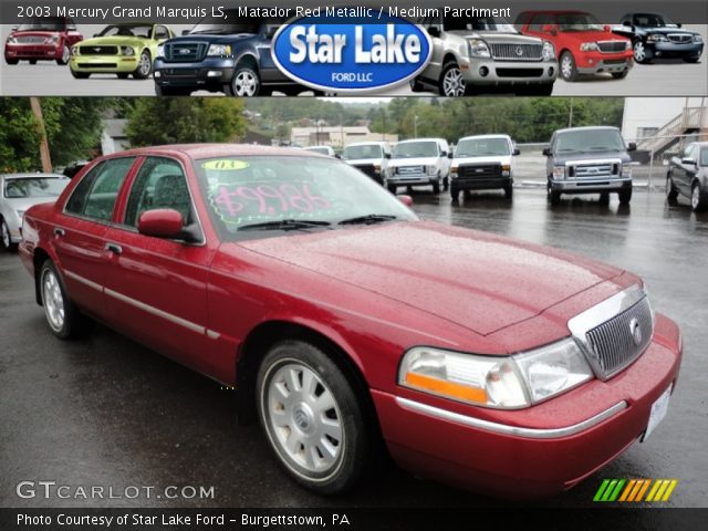 2003 Mercury Grand Marquis LS in Matador Red Metallic