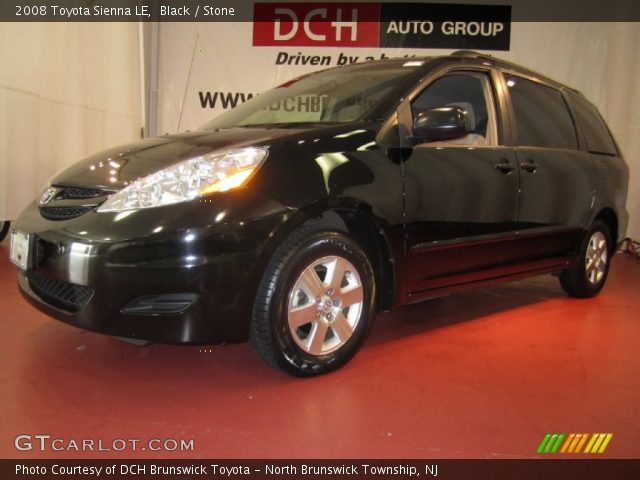 2008 Toyota Sienna LE in Black