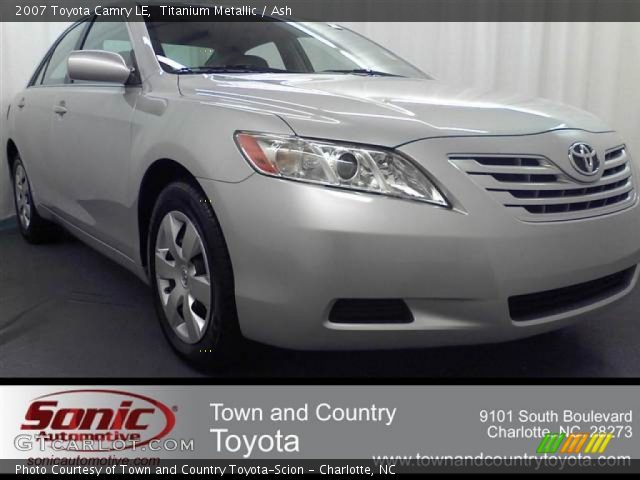 2007 Toyota Camry LE in Titanium Metallic