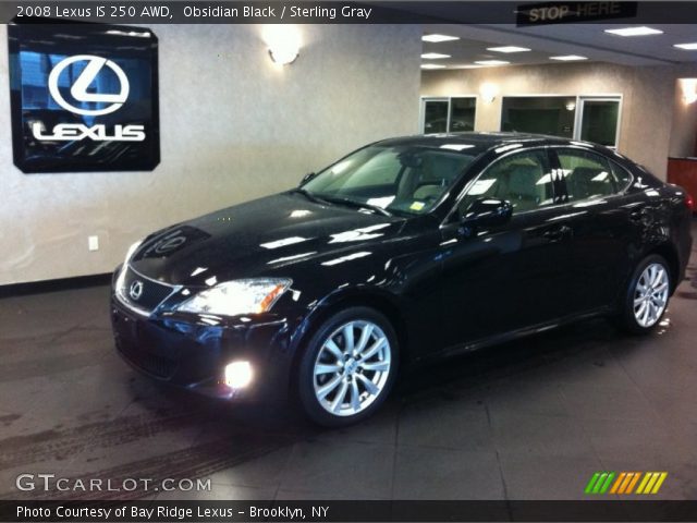 2008 Lexus IS 250 AWD in Obsidian Black