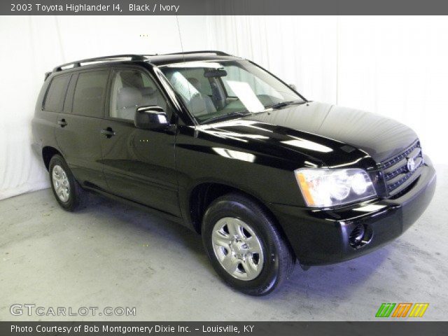 2003 Toyota Highlander I4 in Black