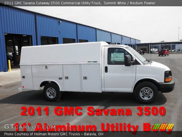 2011 GMC Savana Cutaway 3500 Commercial Utility Truck in Summit White