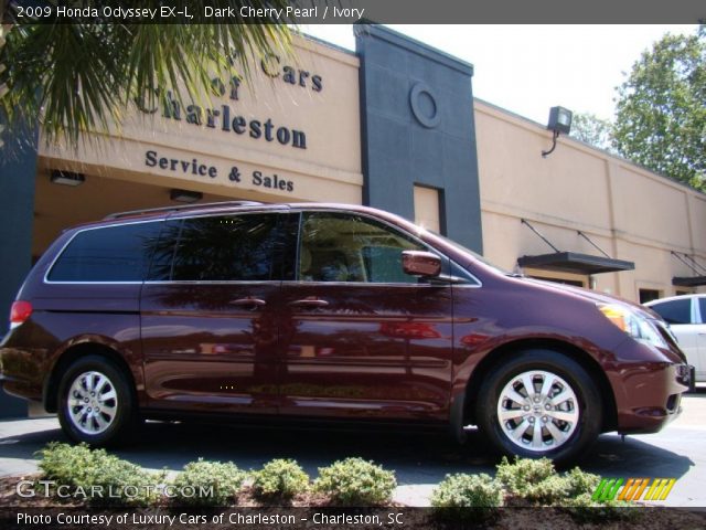 2009 Honda Odyssey EX-L in Dark Cherry Pearl