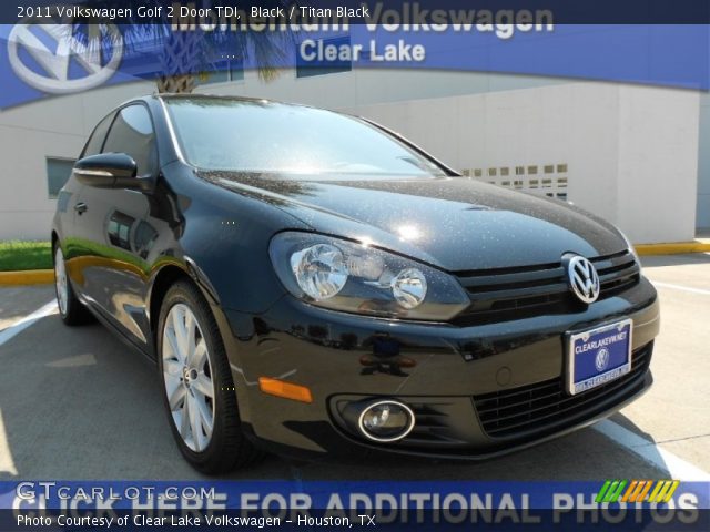 2011 Volkswagen Golf 2 Door TDI in Black