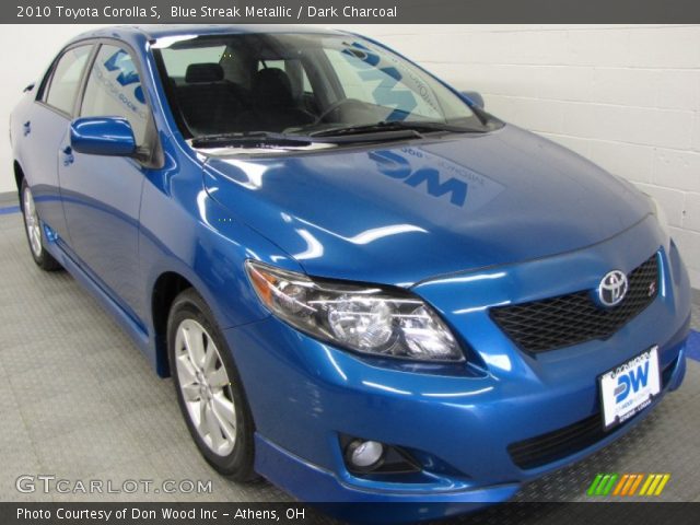 2010 Toyota Corolla S in Blue Streak Metallic