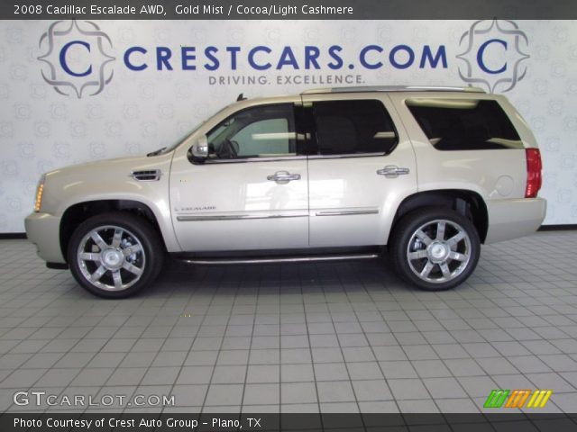 2008 Cadillac Escalade AWD in Gold Mist