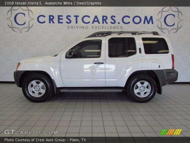 2008 Nissan Xterra S in Avalanche White