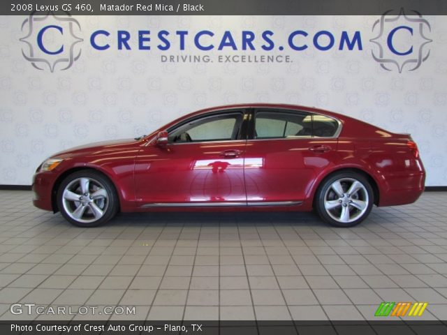 2008 Lexus GS 460 in Matador Red Mica