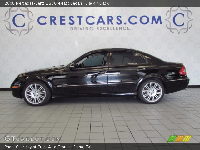 2008 Mercedes-Benz E 350 4Matic Sedan in Black