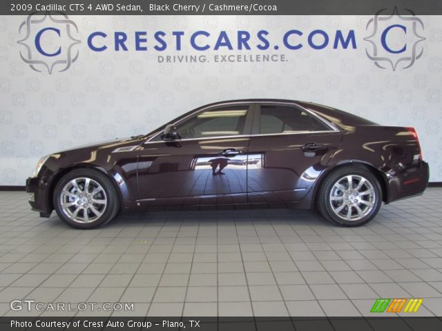 2009 Cadillac CTS 4 AWD Sedan in Black Cherry