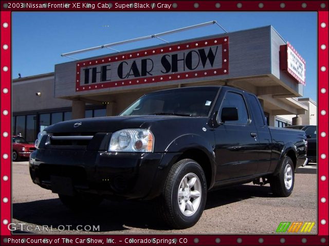 2003 Nissan Frontier XE King Cab in Super Black