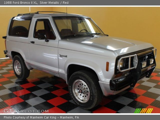 1988 Ford Bronco II XL in Silver Metallic
