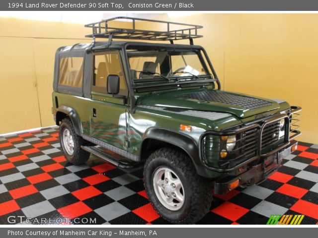 1994 Land Rover Defender 90 Soft Top in Coniston Green