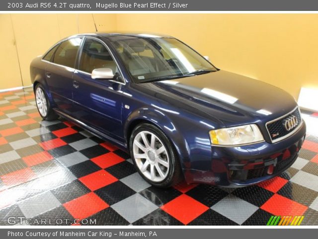 2003 Audi RS6 4.2T quattro in Mugello Blue Pearl Effect