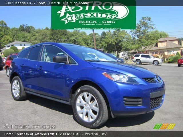 2007 Mazda CX-7 Sport in Electric Blue Mica