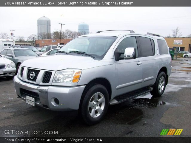 2004 Nissan Armada SE 4x4 in Silver Lightning Metallic