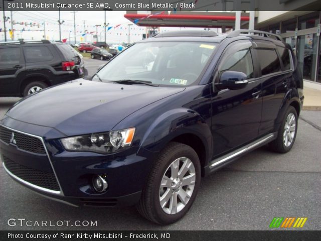 2011 Mitsubishi Outlander SE AWD in Cosmic Blue Metallic