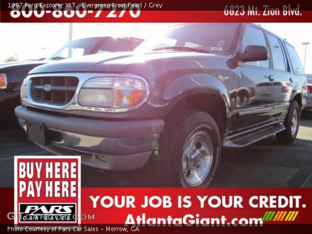 1997 Ford Explorer XLT in Evergreen Frost Pearl