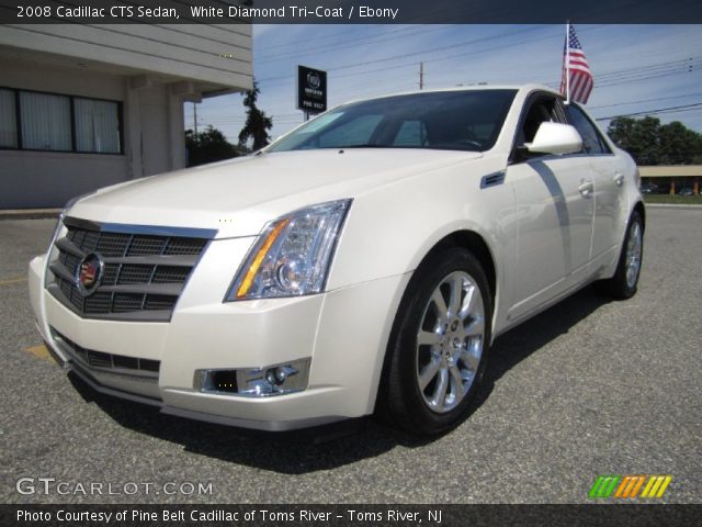 2008 Cadillac CTS Sedan in White Diamond Tri-Coat