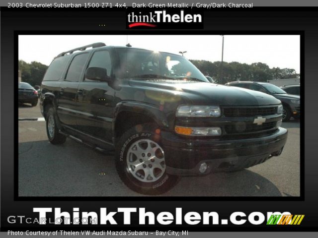 2003 Chevrolet Suburban 1500 Z71 4x4 in Dark Green Metallic