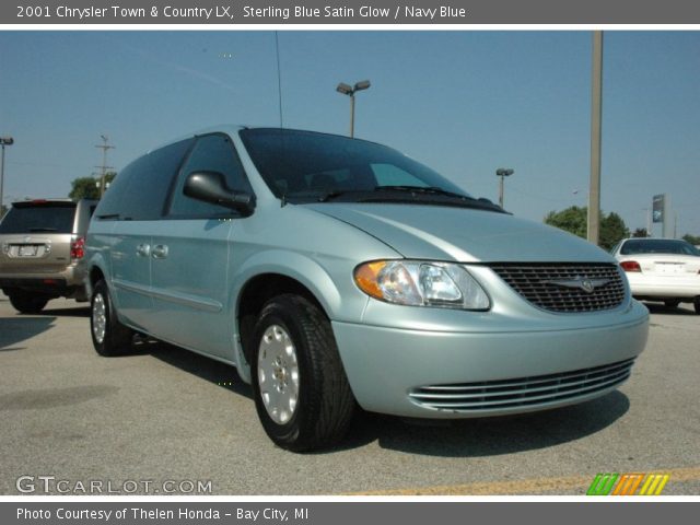 2001 Chrysler Town & Country LX in Sterling Blue Satin Glow